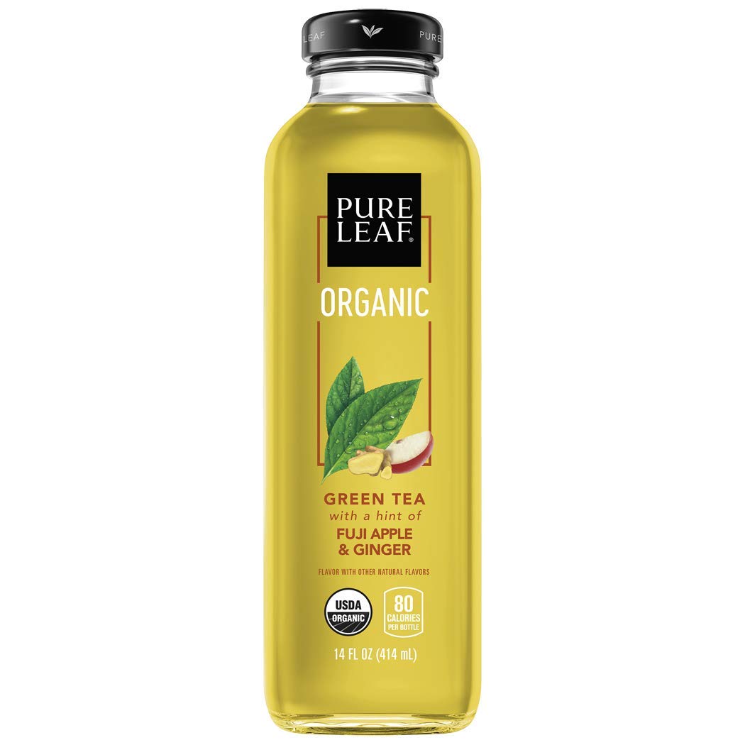 14oz Glass Bottle Pure Leaf Organic Green Tea Fuji Apple Ginger_flavorimage.jpg