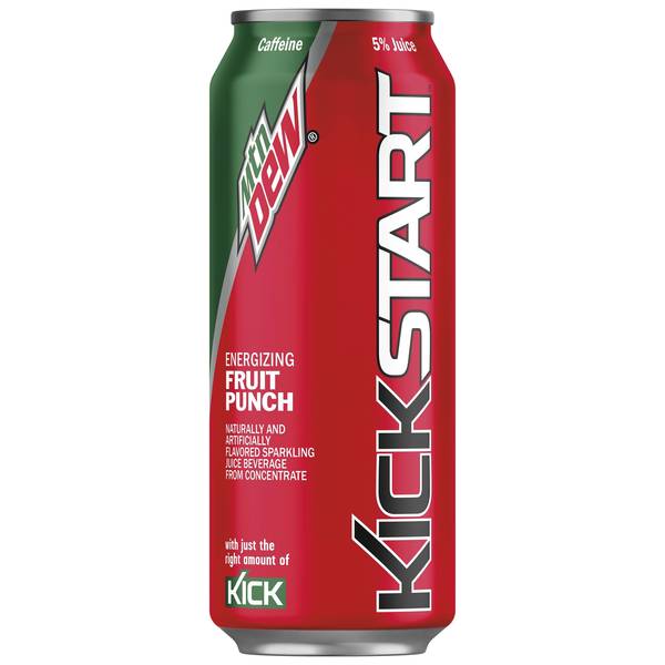 Mtn Dew Kickstart Fruit Punch Image Of Mtn Dew Kickstart Fruit Punch SKU: 139926