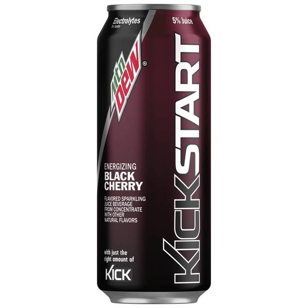 Mtn Dew Kickstart Black Cherry Image Of Mtn Dew Kickstart Black Cherry SKU: 154691