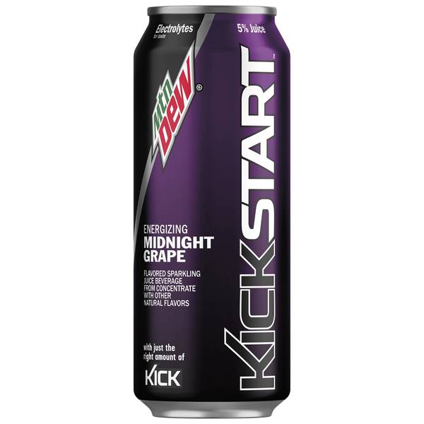 Mtn Dew Kickstart Midnight Grape Image Of Mtn Dew Kickstart Midnight Grape SKU: 158765