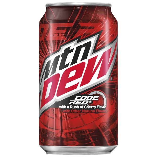 Mtn Dew Code Red 30pk Soft Drinks Beverages Pepsico Partners