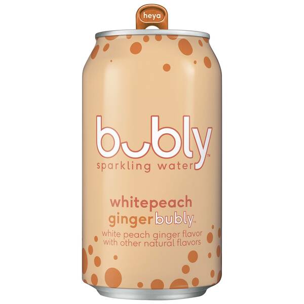 bubly white peach ginger Image Of bubly white peach ginger SKU: 171839