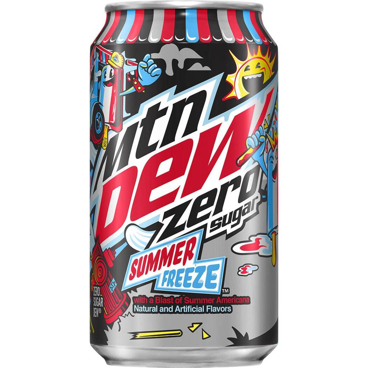 Mtn Dew Summer Freeze Zero Sugar LTO MTN DEW® PEPSICO BRANDS