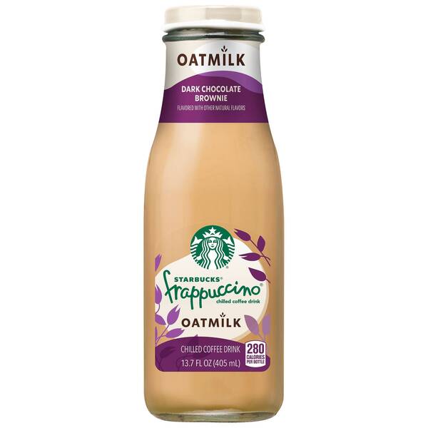 Starbucks Frappuccino Oat Milk Dark Chocolate Brownie Image Of Starbucks Frappuccino Oat Milk Dark Chocolate Brownie SKU: 204240