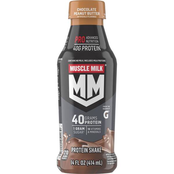 Muscle Milk Pro Advanced Nutrition Chocolate Peanut Butter Image Of Muscle Milk Pro Advanced Nutrition Chocolate Peanut Butter SKU: 205145
