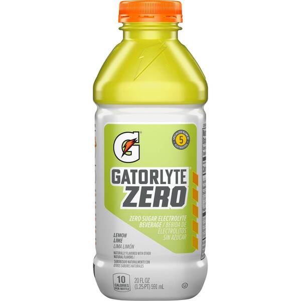 Gatorade Gatorlyte Lemon Lime Zero Image Of Gatorade Gatorlyte Lemon Lime Zero SKU: 209225