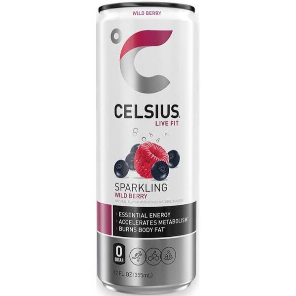 CELSIUS Sparkling Wild Berry Image Of CELSIUS Sparkling Wild Berry SKU: 320147