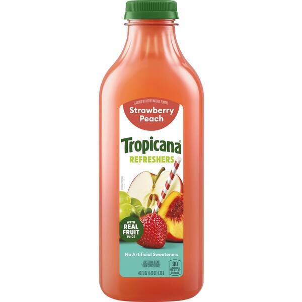 Tropicana Strawberry Peach Image Of Tropicana Strawberry Peach SKU: 324129