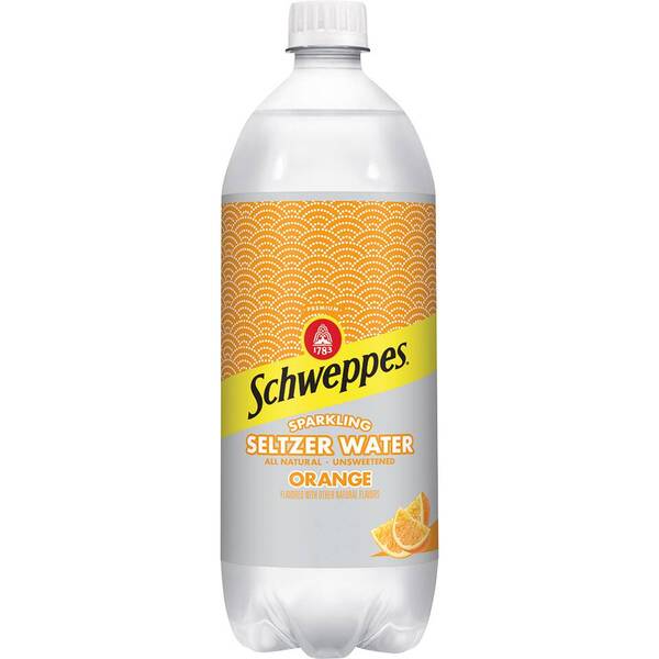 Schweppes Orange Sparkling Seltzer Water Image Of Schweppes Orange Sparkling Seltzer Water SKU: 137741