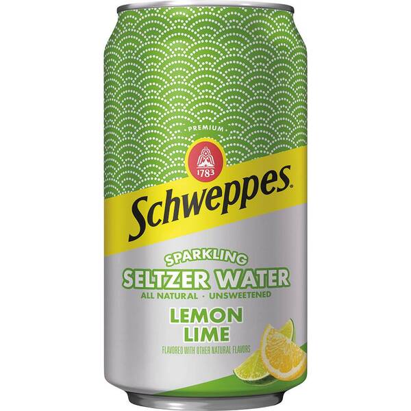 Schweppes Lemon Lime Sparkling Seltzer Water (2/12 Packs) Image Of Schweppes Lemon Lime Sparkling Seltzer Water (2/12 Packs) SKU: 152423