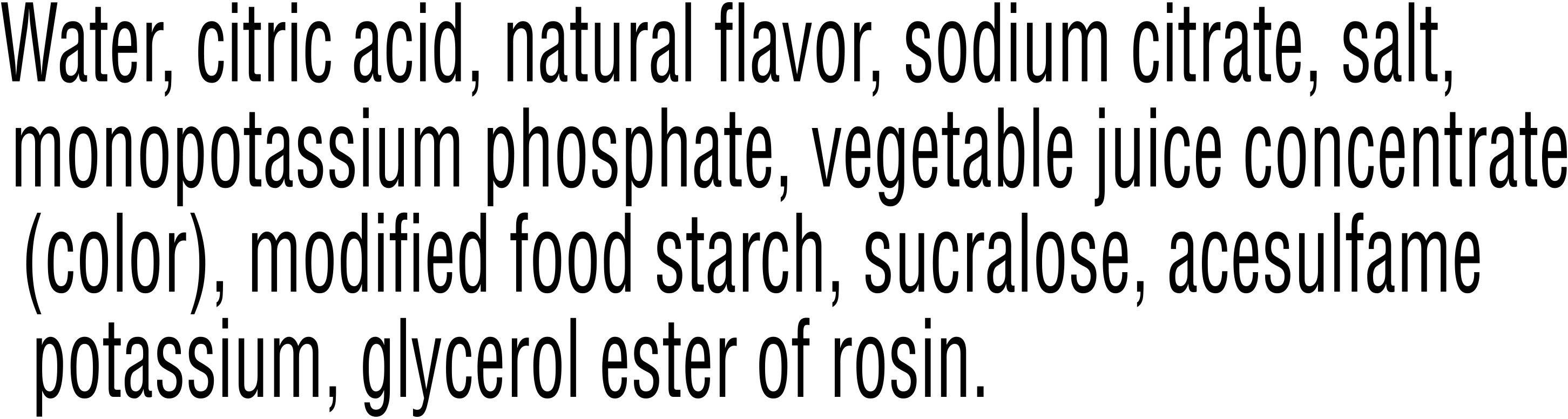 Image describing nutrition information for product Gatorade Zero Berry