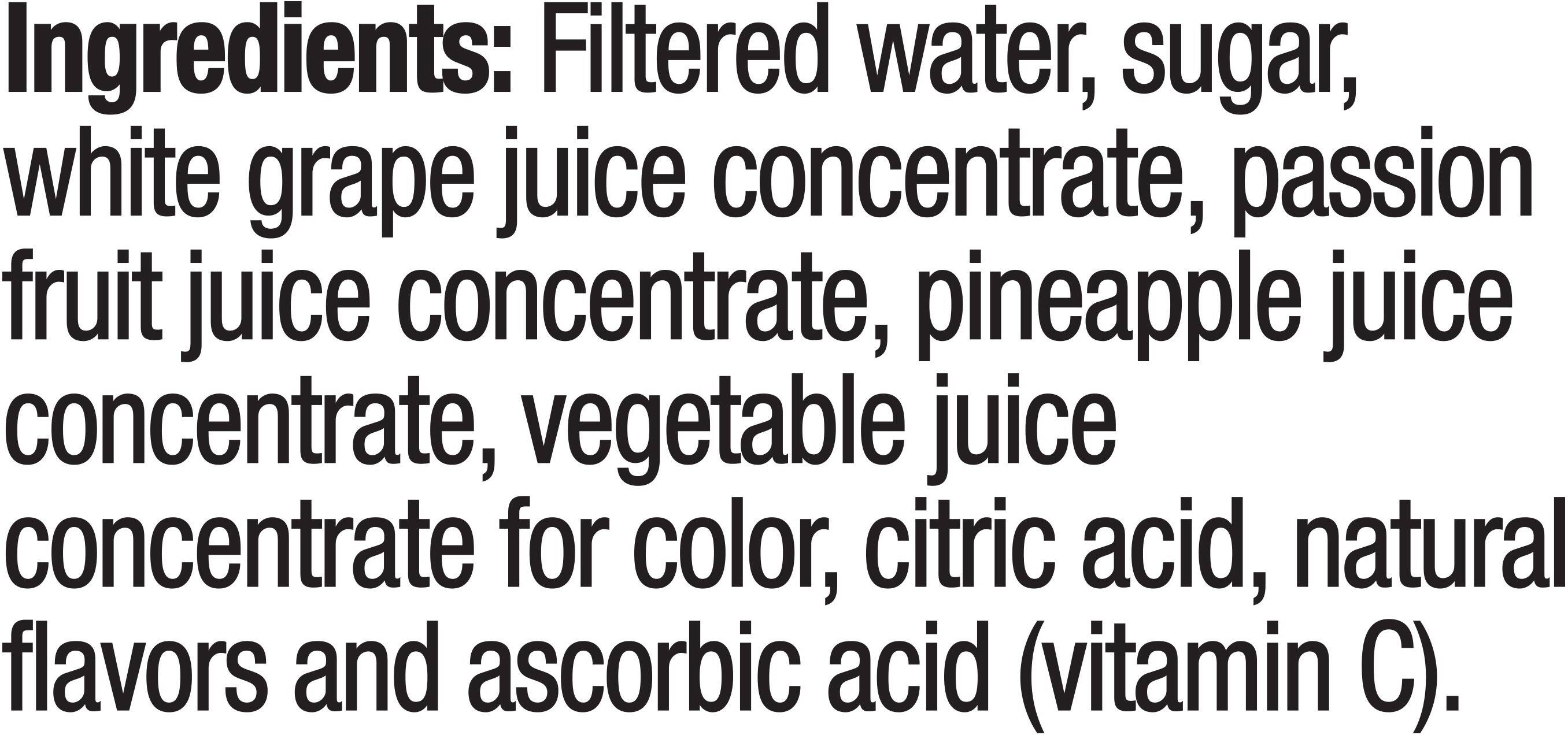 Image describing nutrition information for product Tropicana Pure Premium Island Punch