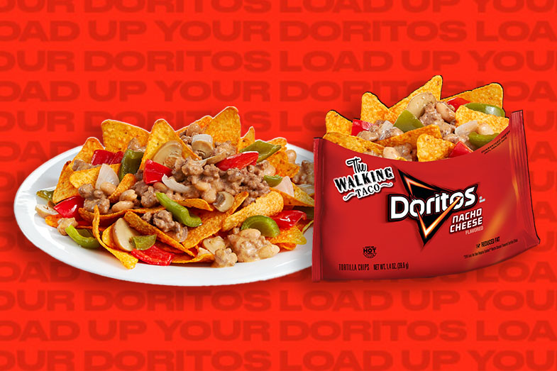 Philly Cheesesteak Walking Taco decoration image